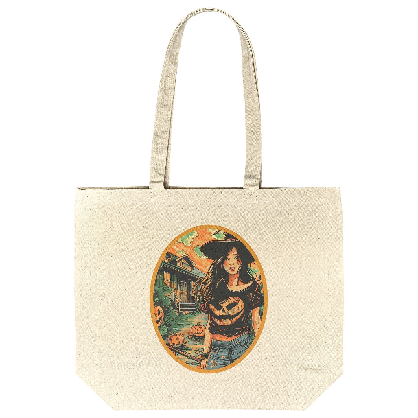 Halloween Cotton Tote (18 x 15)