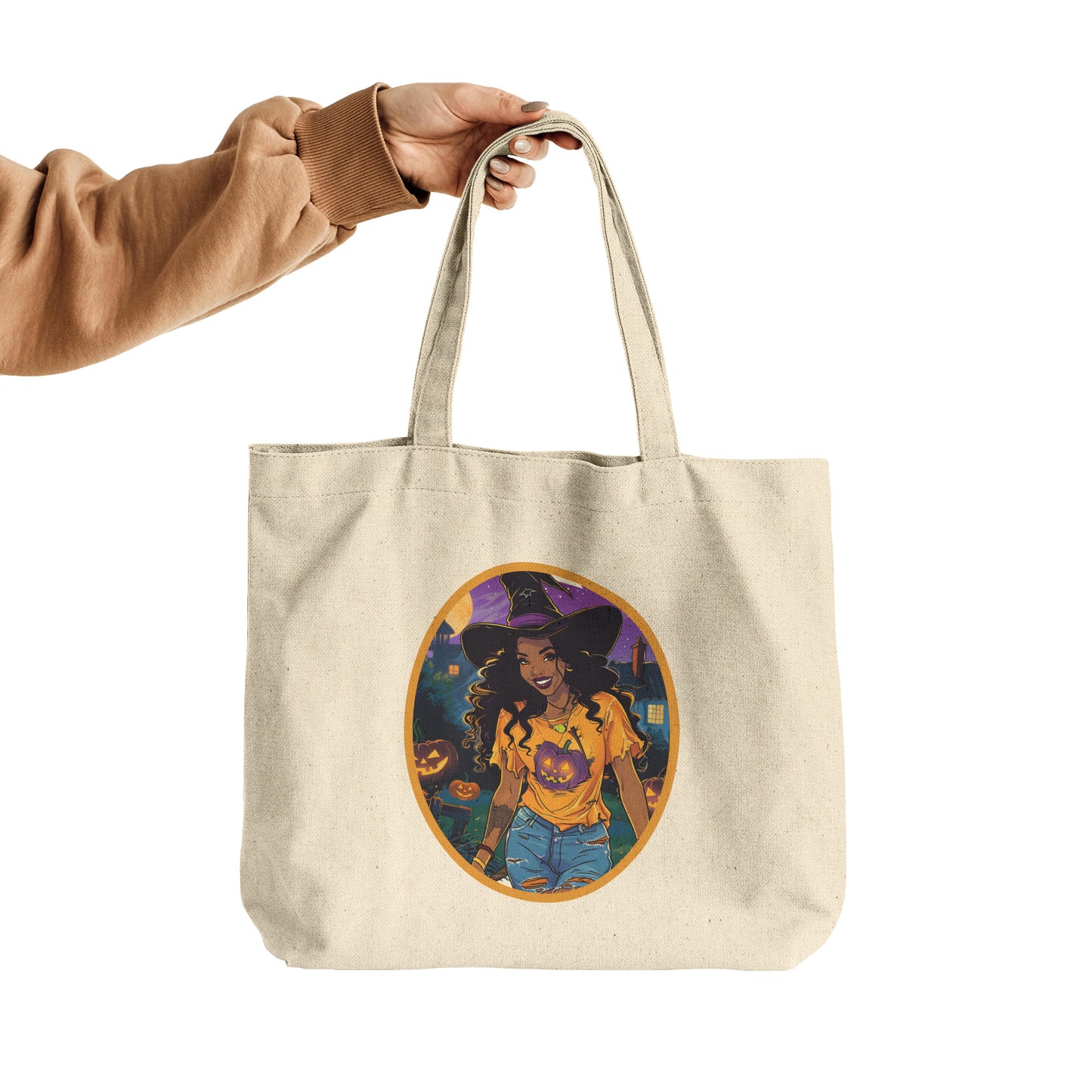 Cinder Spell Cotton Tote (18 x 15)
