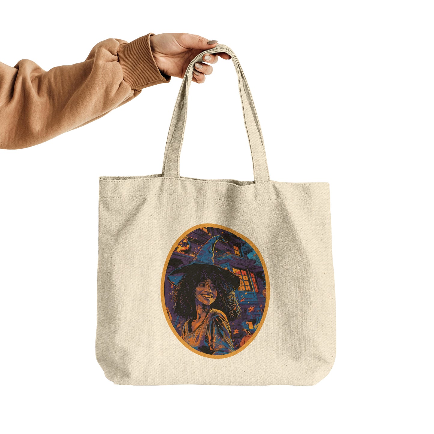 Twilight Hex Cotton Tote (18 x 15)