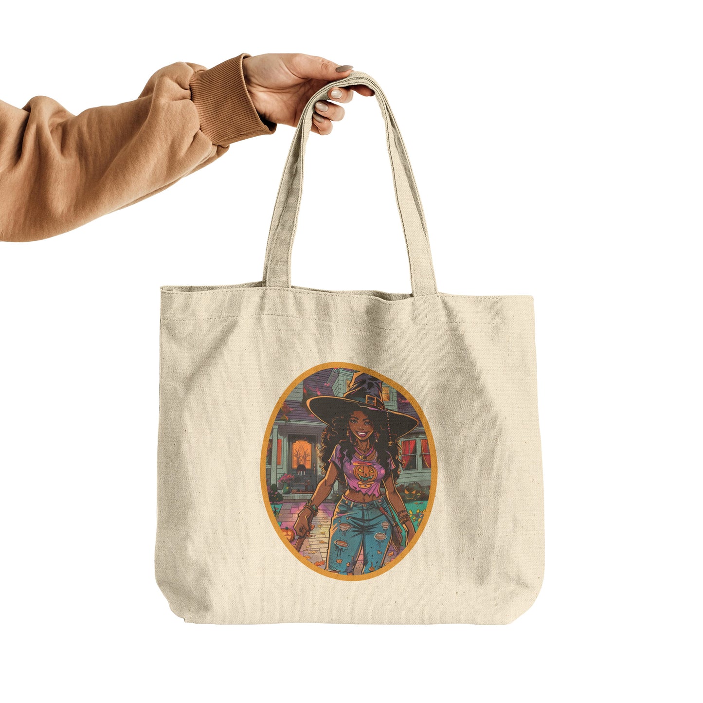 Elara Enchantress Cotton Tote (18 x 15)