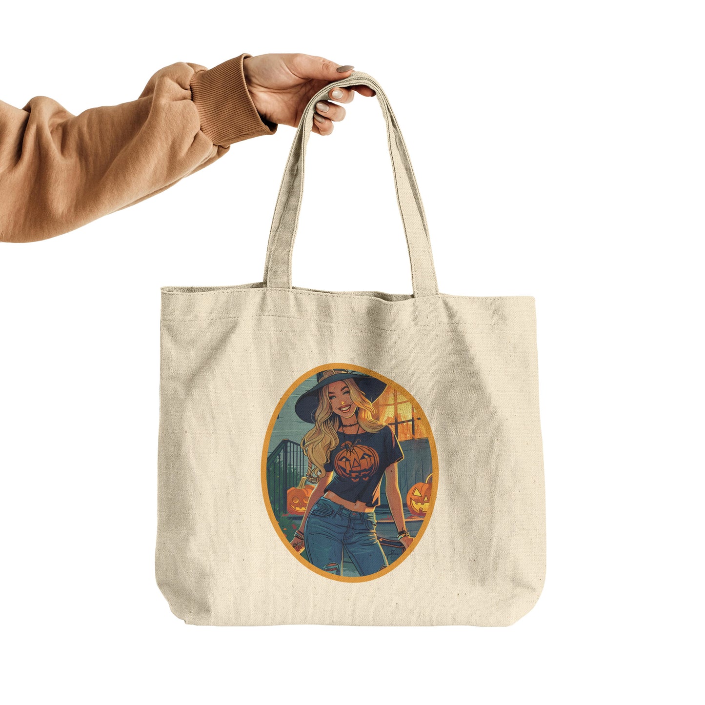 Sparkle Spellcaster Cotton Tote (18 x 15)