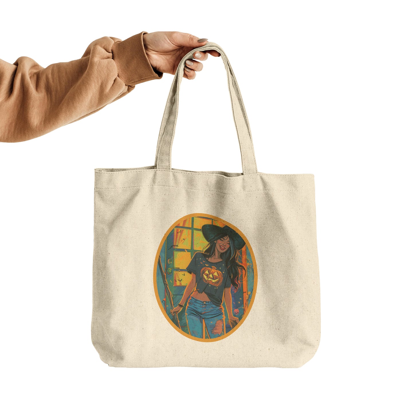 Trixie Twirl Cotton Tote (18 x 15)