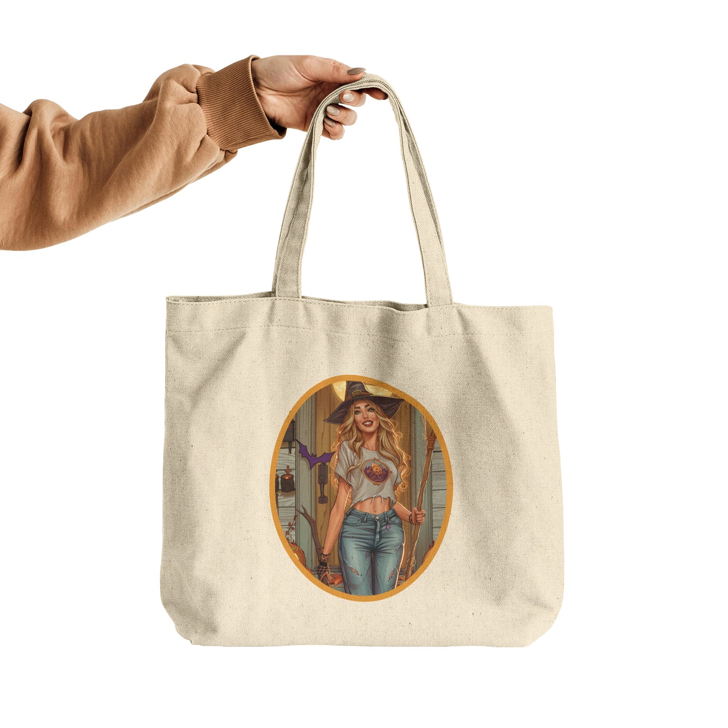 Spicy Spellbinder Cotton Tote (18 x 15)