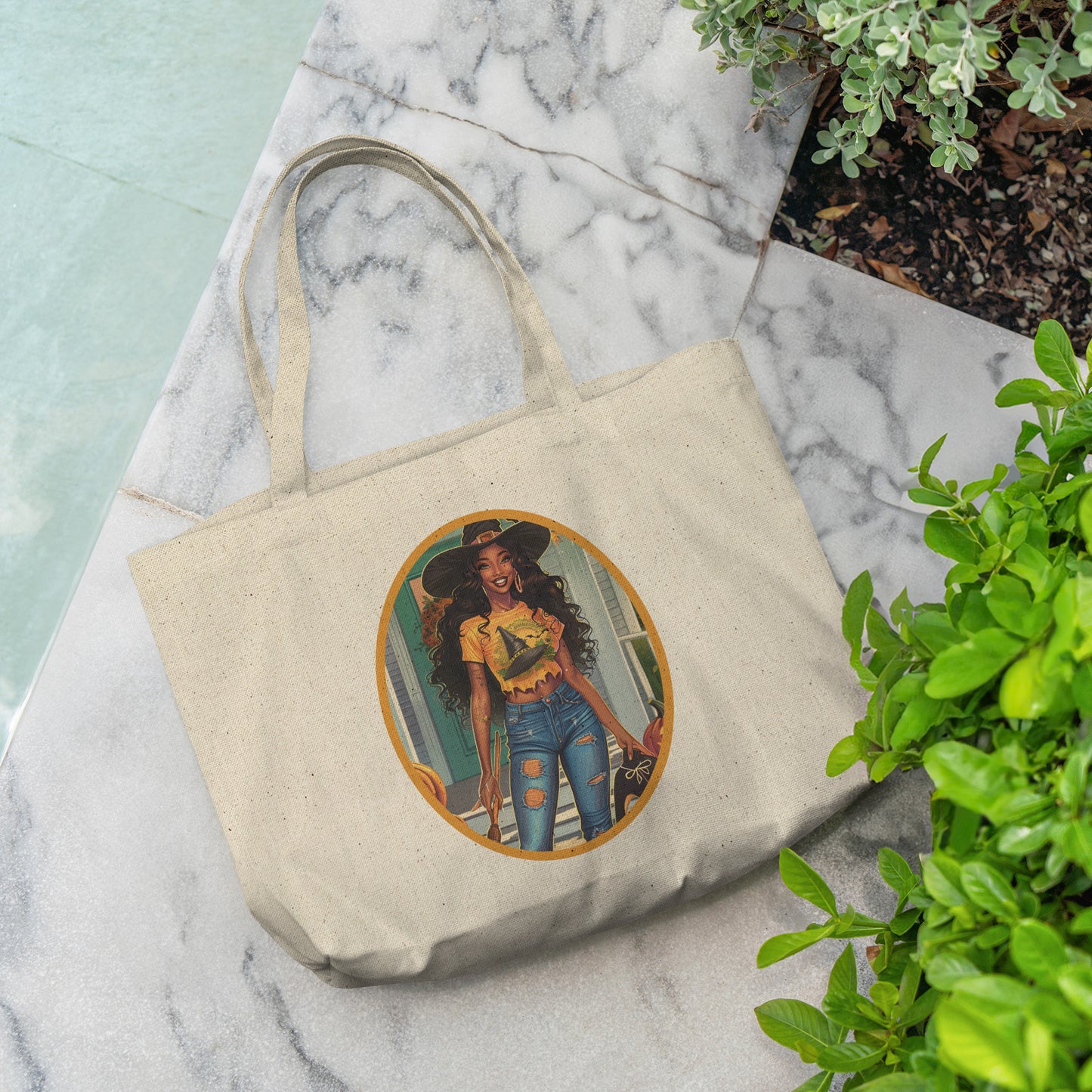 Sizzle Spellcaster Cotton Tote (18 x 15)