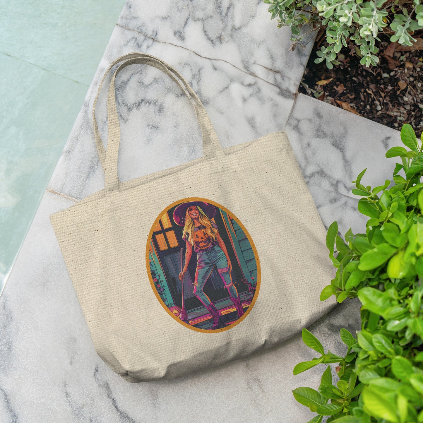 Luna Lark Cotton Tote (18 x 15)