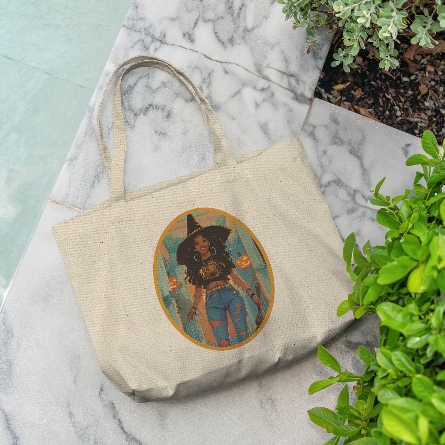 Eclipse Charm Cotton Tote (18 x 15)