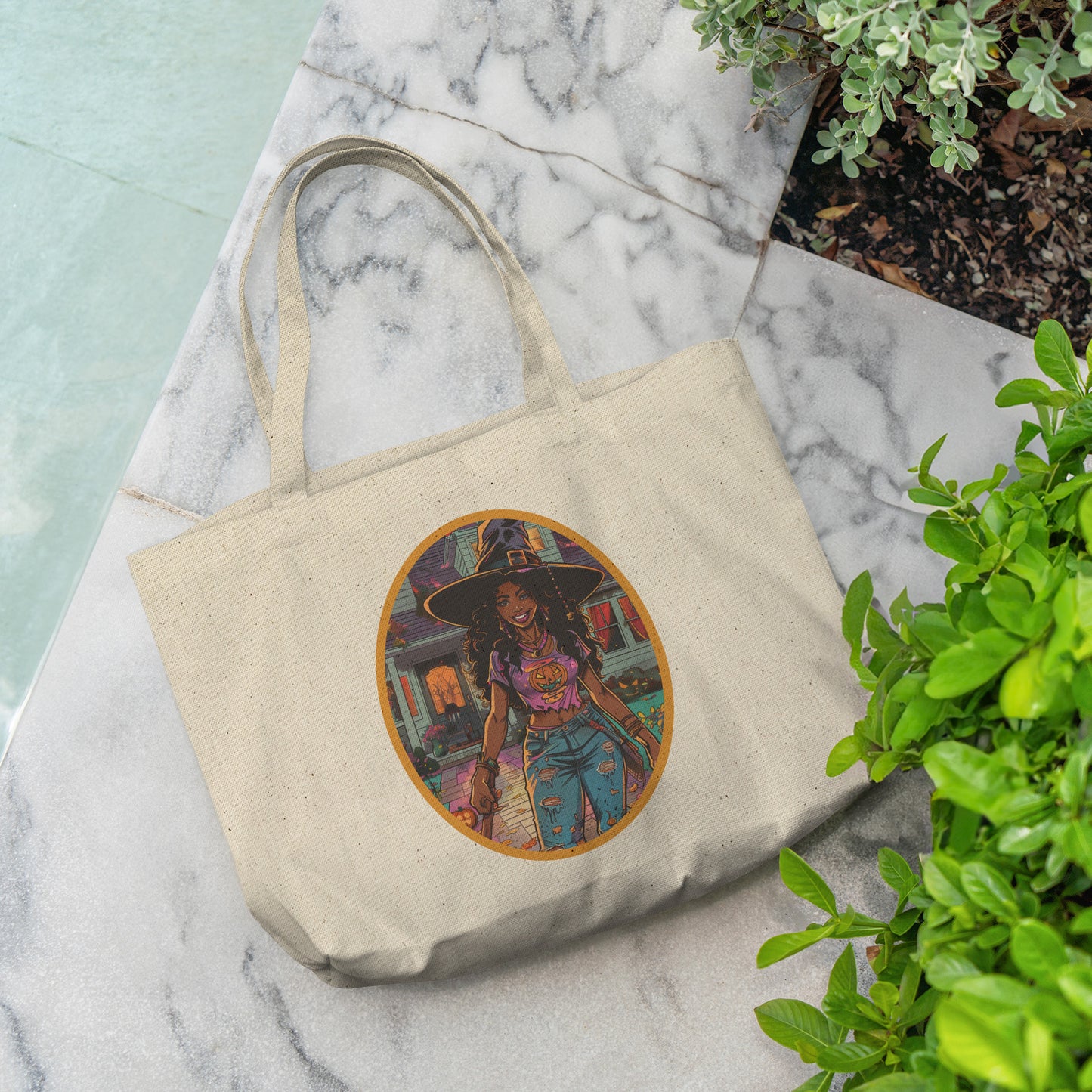 Elara Enchantress Cotton Tote (18 x 15)