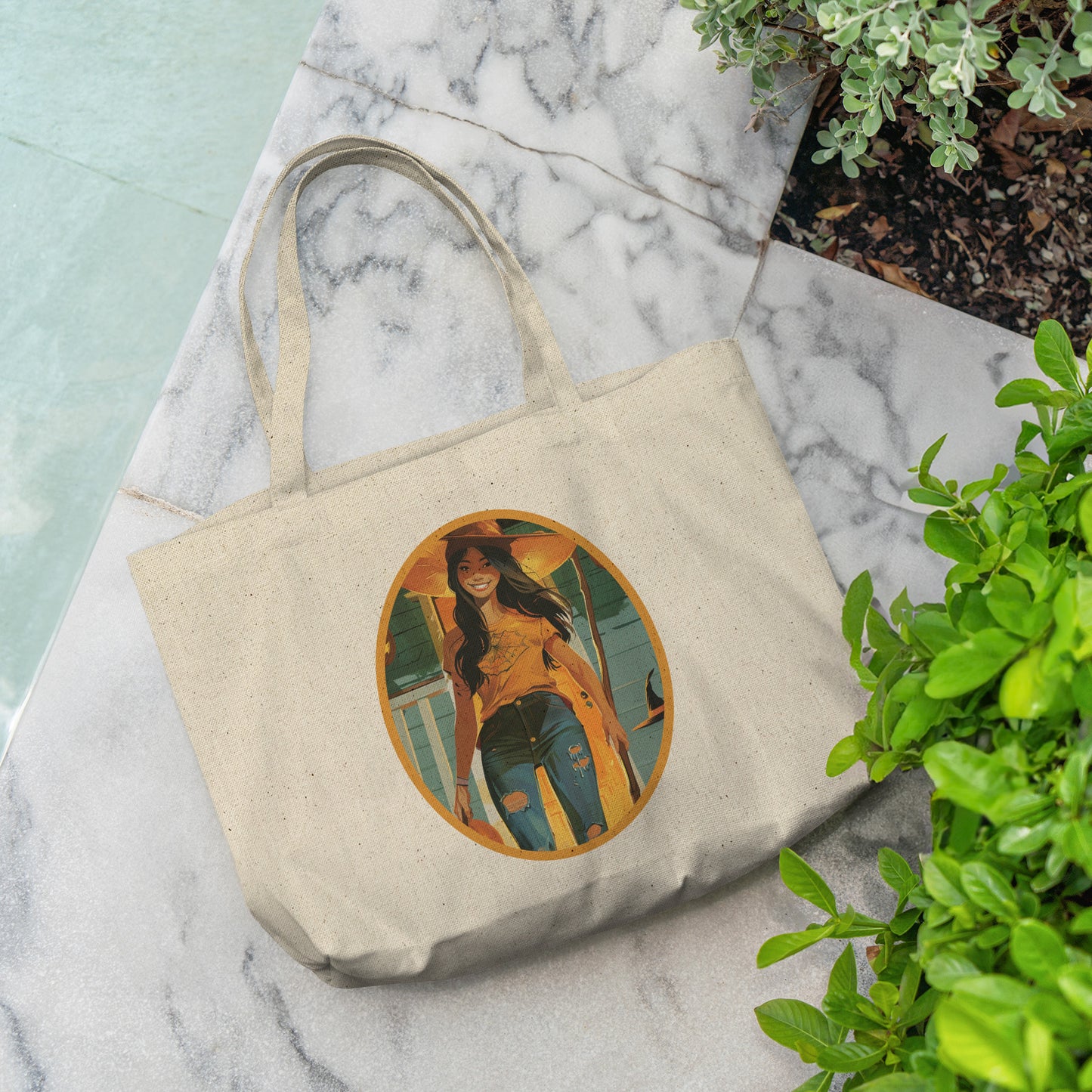 Maisie Moon Cotton Tote (18 x 15)