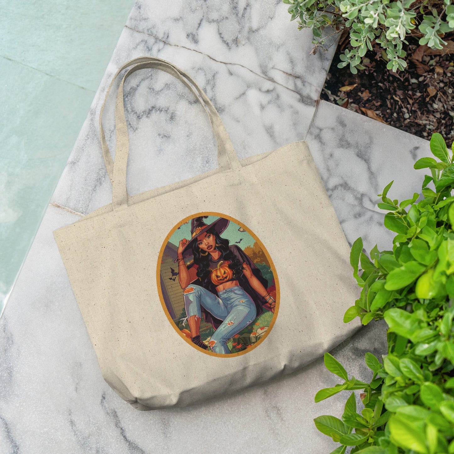 Hexy Vixen Cotton Tote (18 x 15)