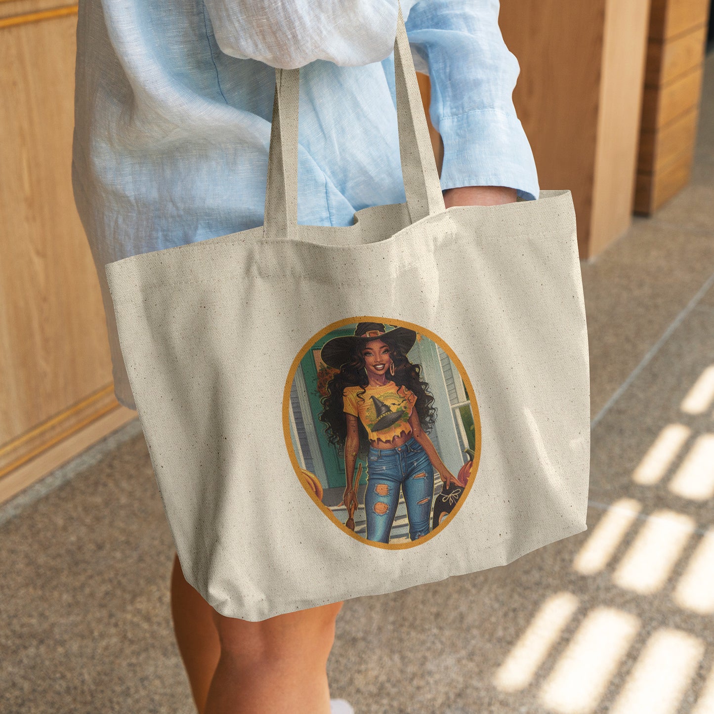 Sizzle Spellcaster Cotton Tote (18 x 15)