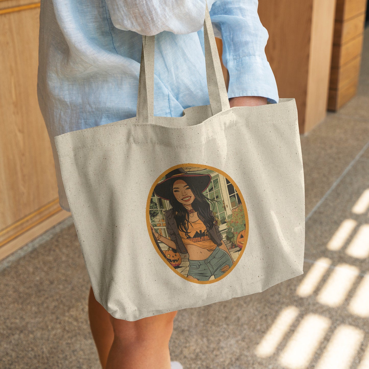 Sophie Spell Cotton Tote (18 x 15)