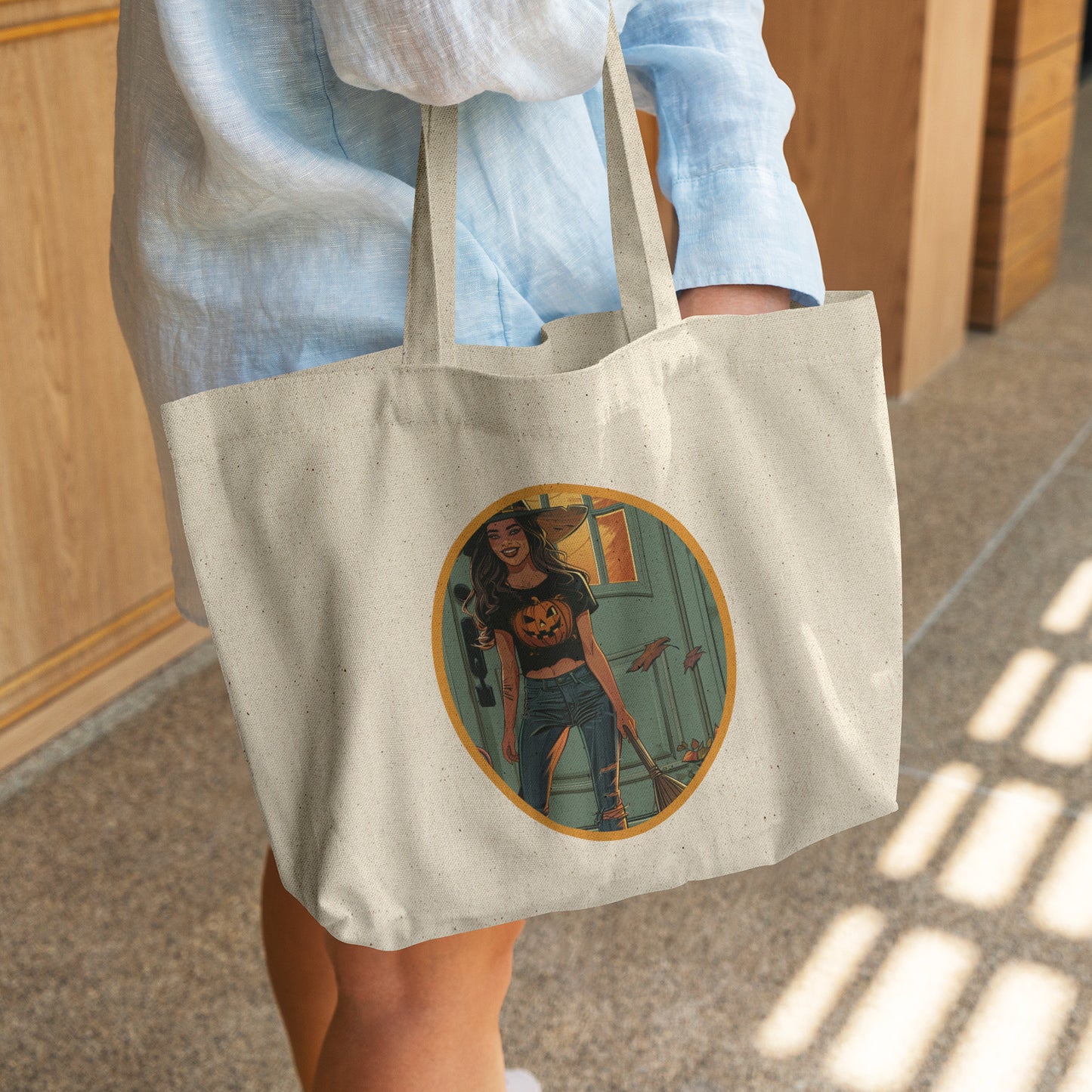 Pixie Pocus Cotton Tote (18 x 15)