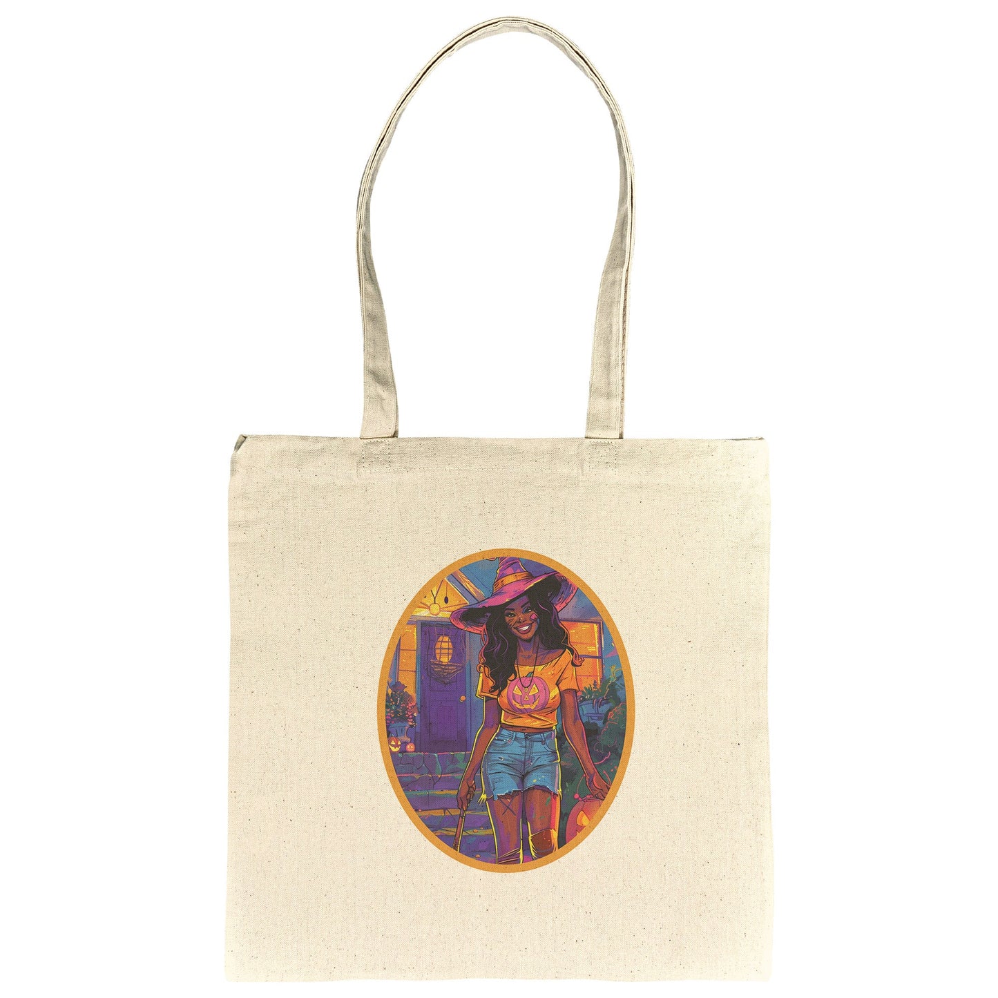 Halloween Cotton Tote (18 x 15)