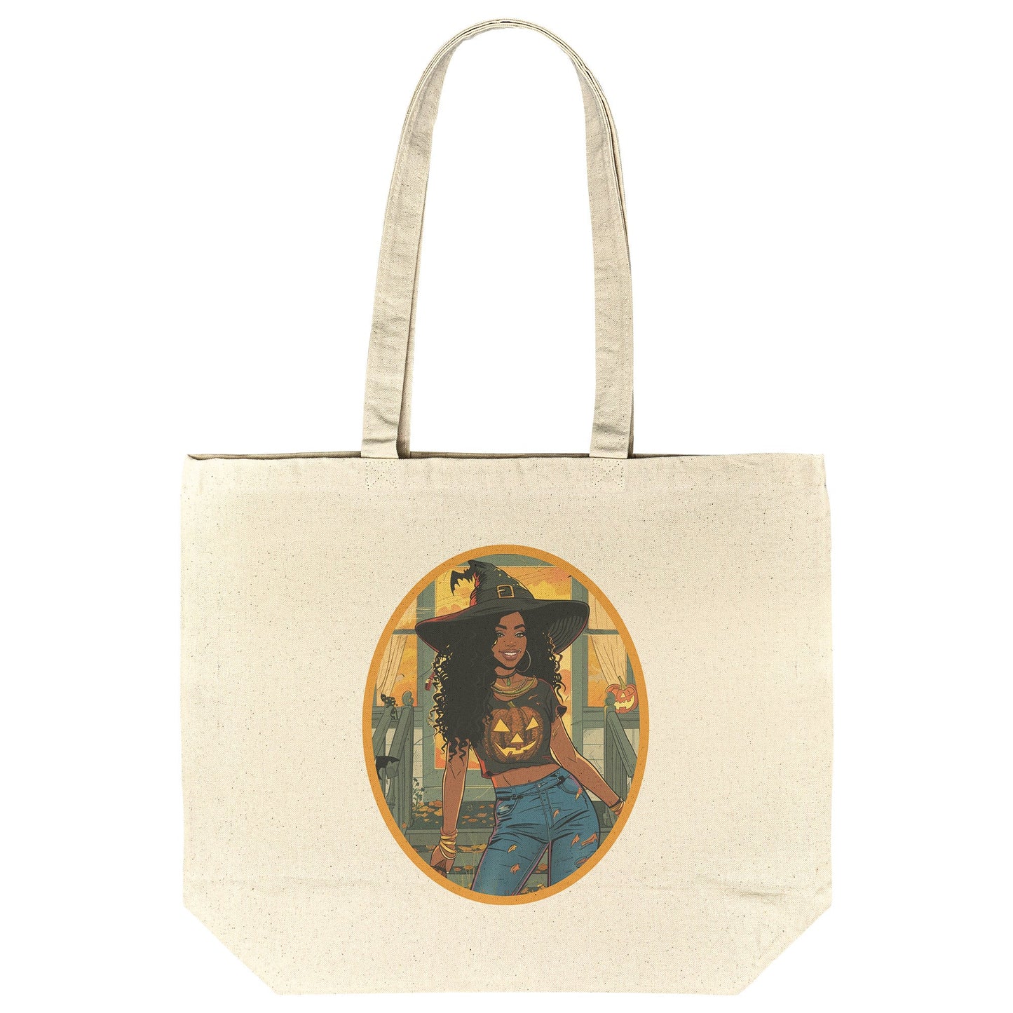 Halloween Cotton Tote (18 x 15)