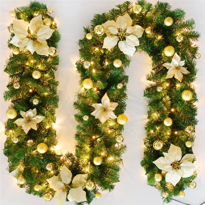 Fashionable Holiday Garland (with LED Lights)