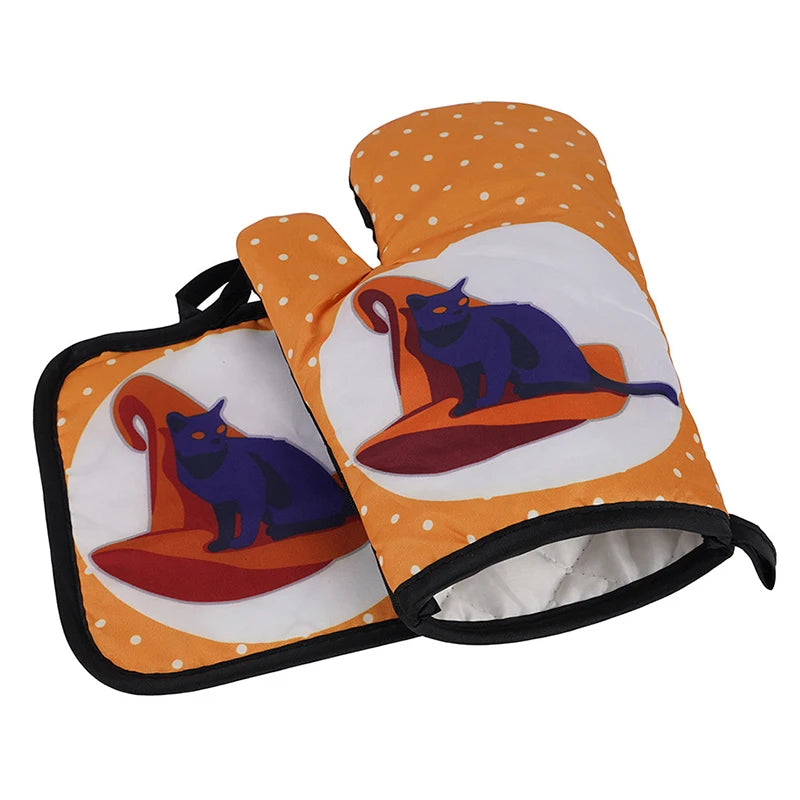 Halloween Kitchen Gloves & Mits (2 Pcs)
