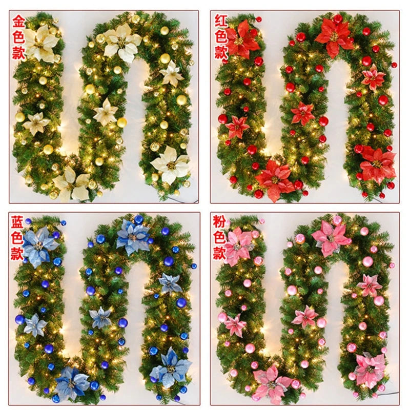 Fashionable Holiday Garland (with LED Lights)