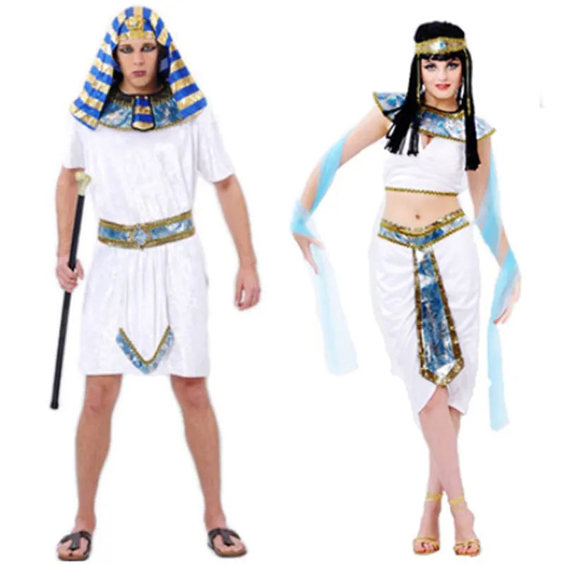 Ancient Egyptian Pharaoh / Queen Adult Costumes 2