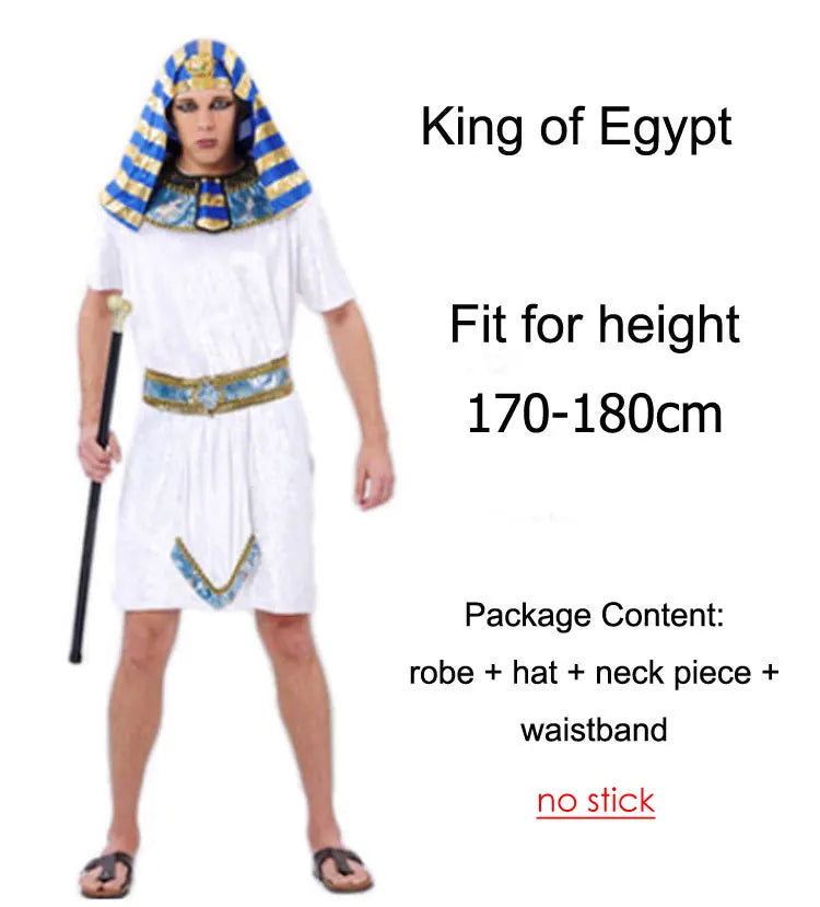 Ancient Egyptian Pharaoh / Queen Adult Costumes 2