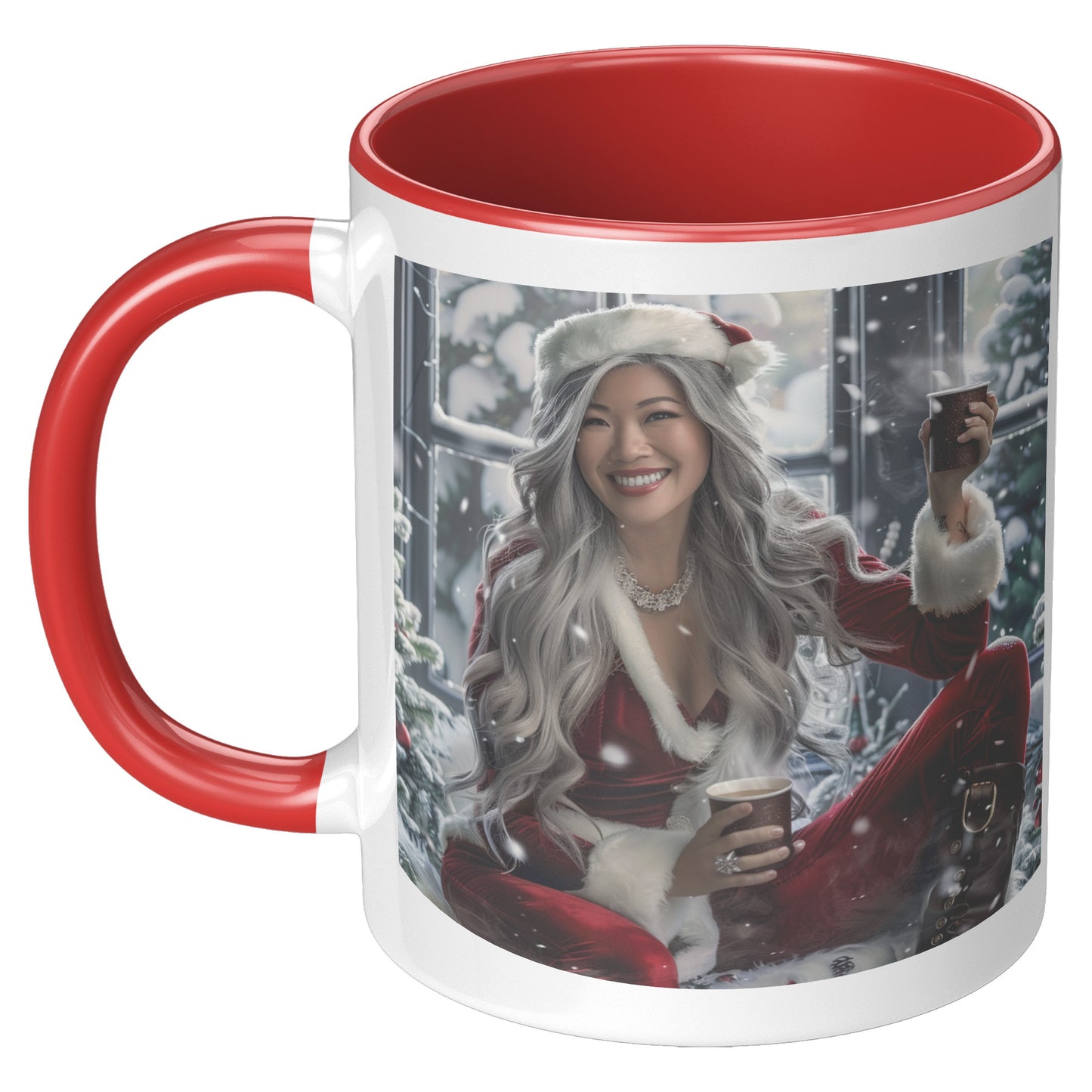 Mrs. Clause brings Santa Hot Coco