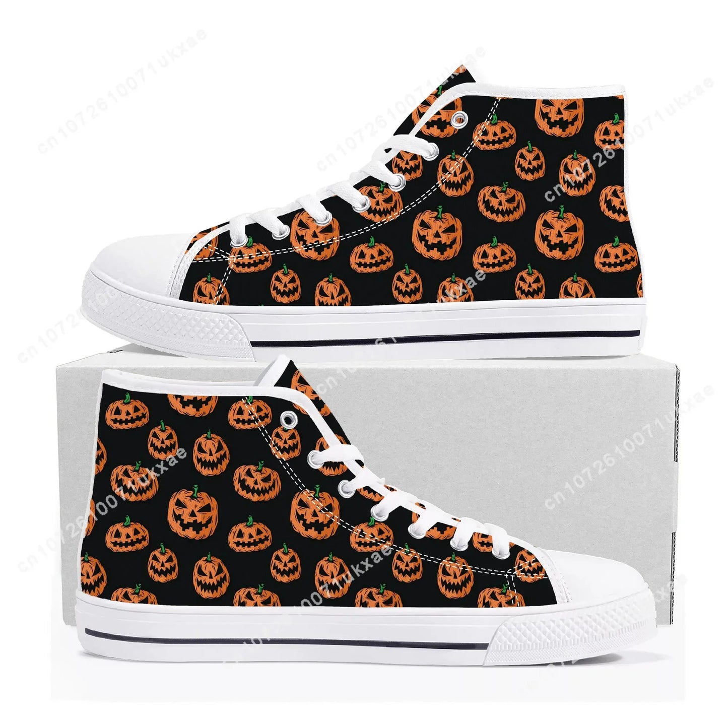 Halloween High Top Canvas Sneakers