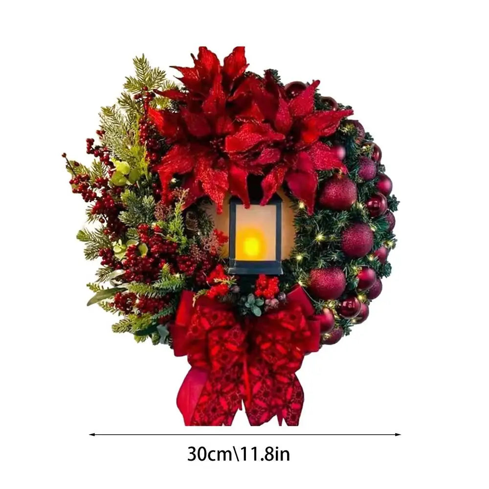 Cordless LED Wreath