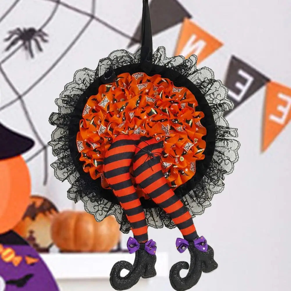 Witch Legs Hanging Wreath