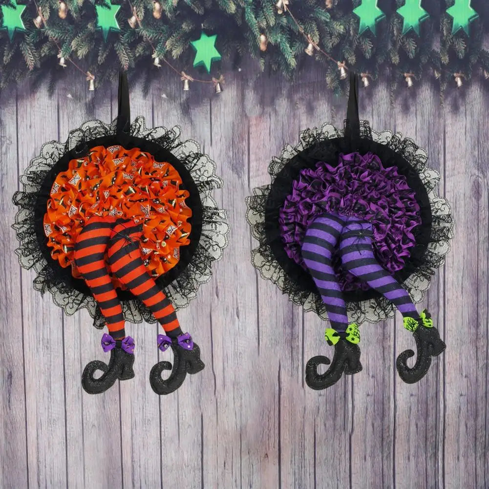 Witch Legs Hanging Wreath