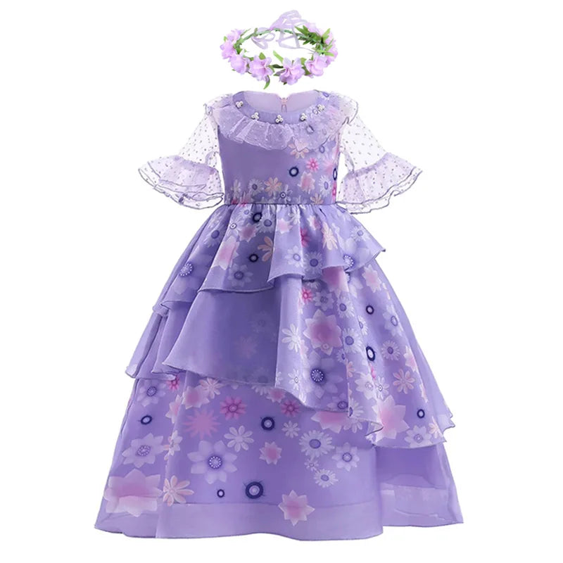 Kids Isabella Princess Encanto Costumes