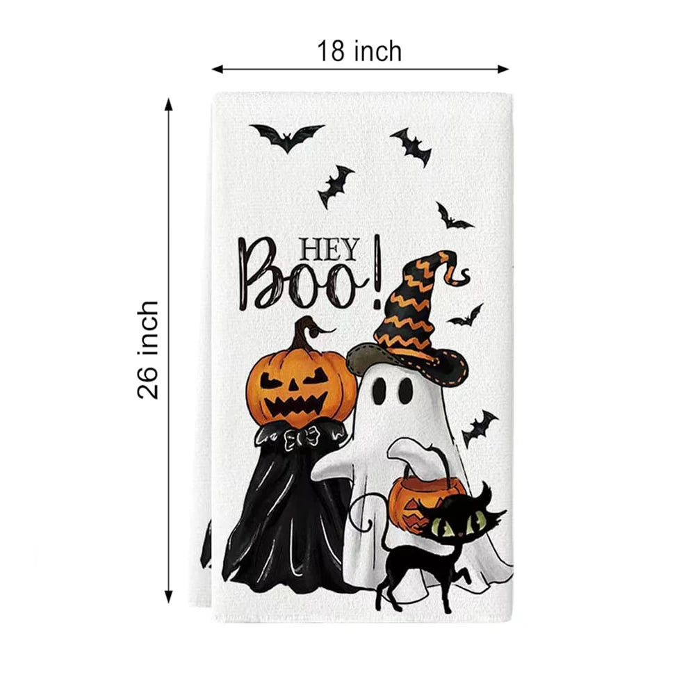 Festive Halloween Kitchen Towel