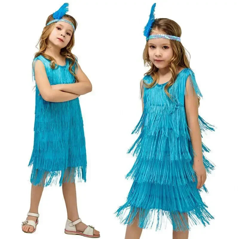 1920s Flapper Fringe Costume