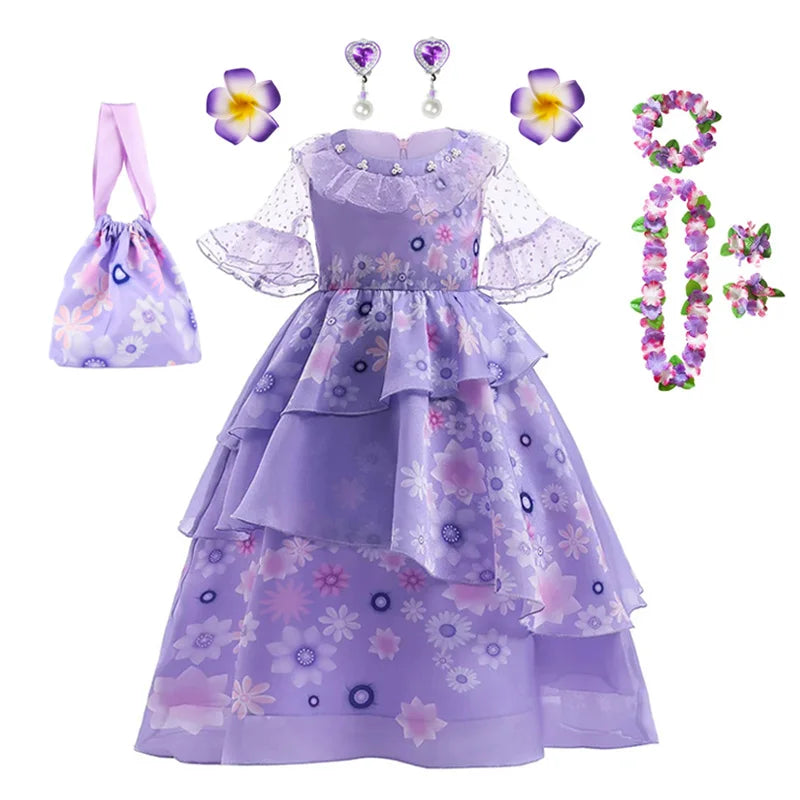 Kids Isabella Princess Encanto Costumes