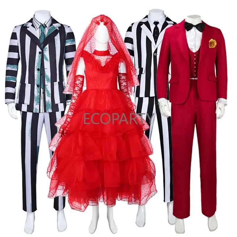 Beetlejuice and Lydia Costumes