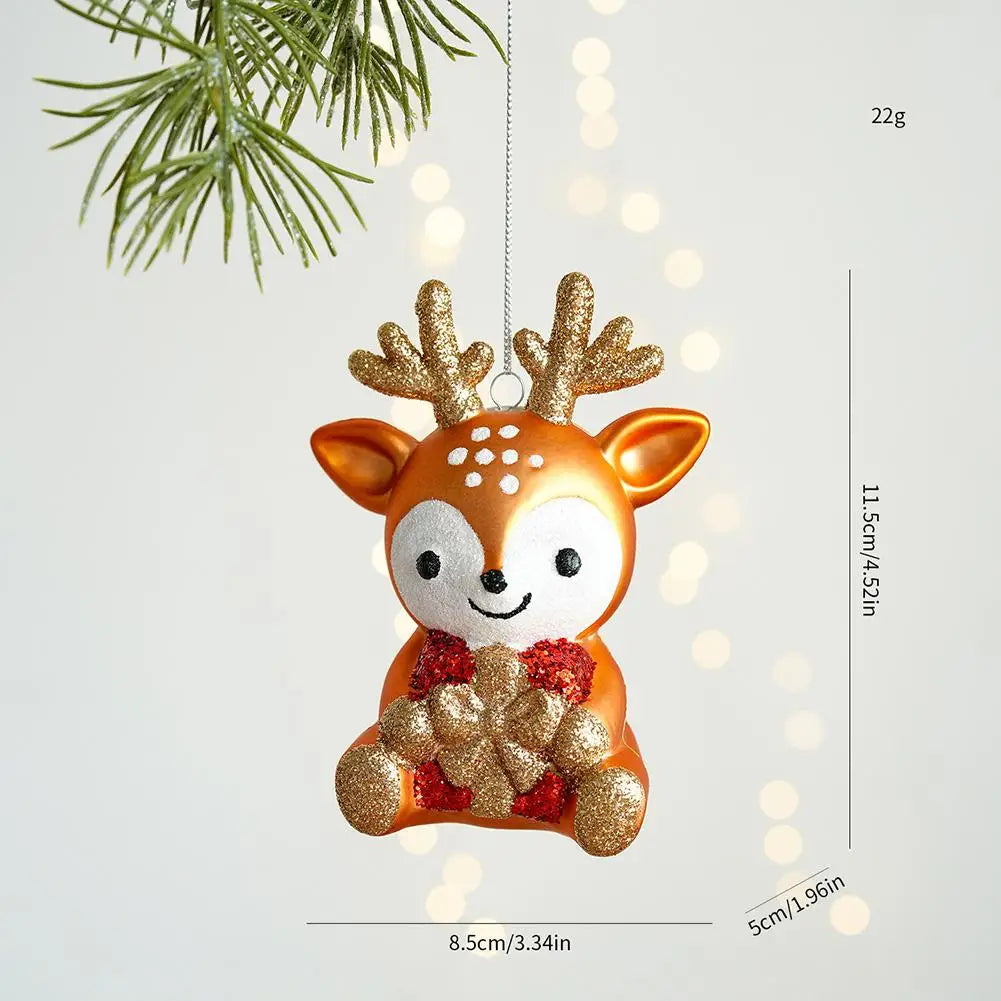 Winter Holiday Ornaments Set