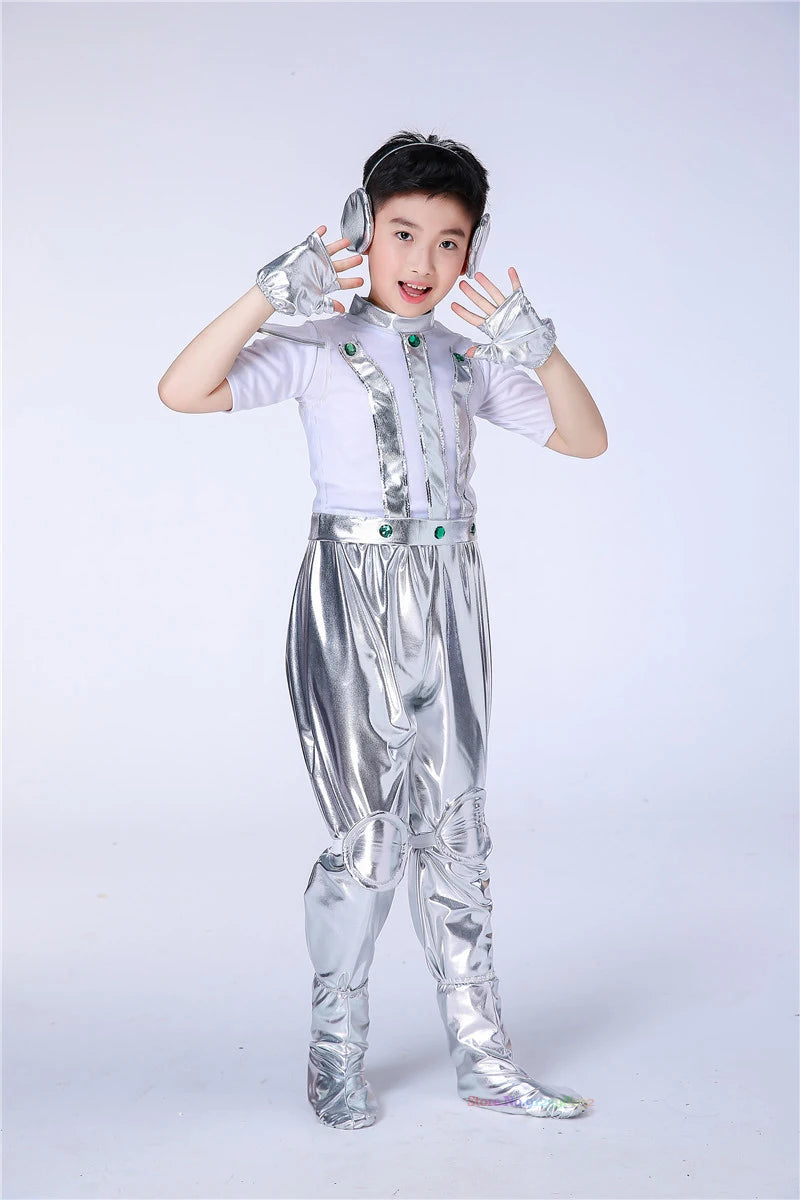 Alien Robot Spacemen Costume (Unisex)