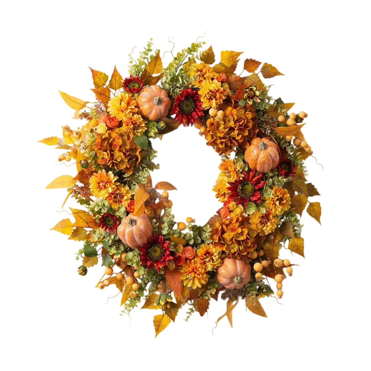 Festive Flower Wreath
