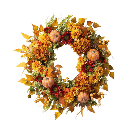 Festive Flower Wreath