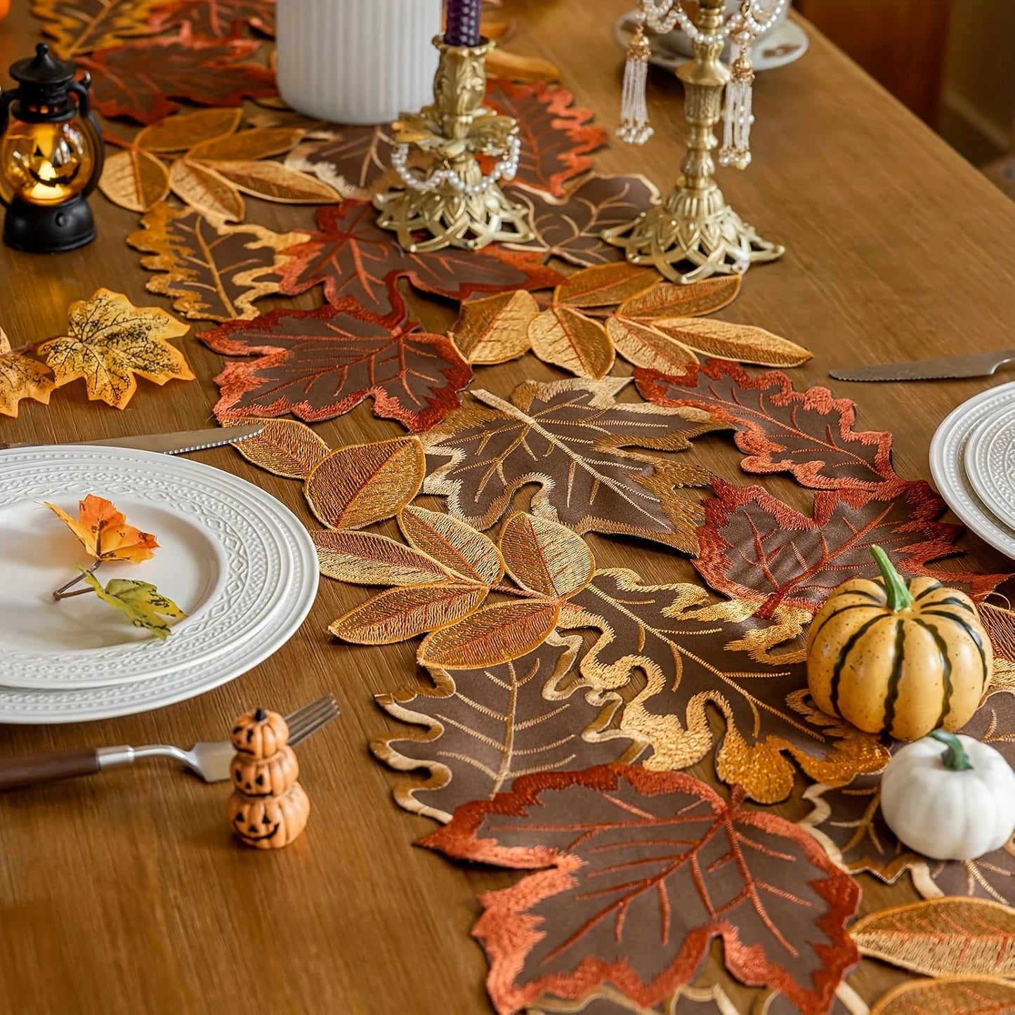 Maple Leaf Table Flag