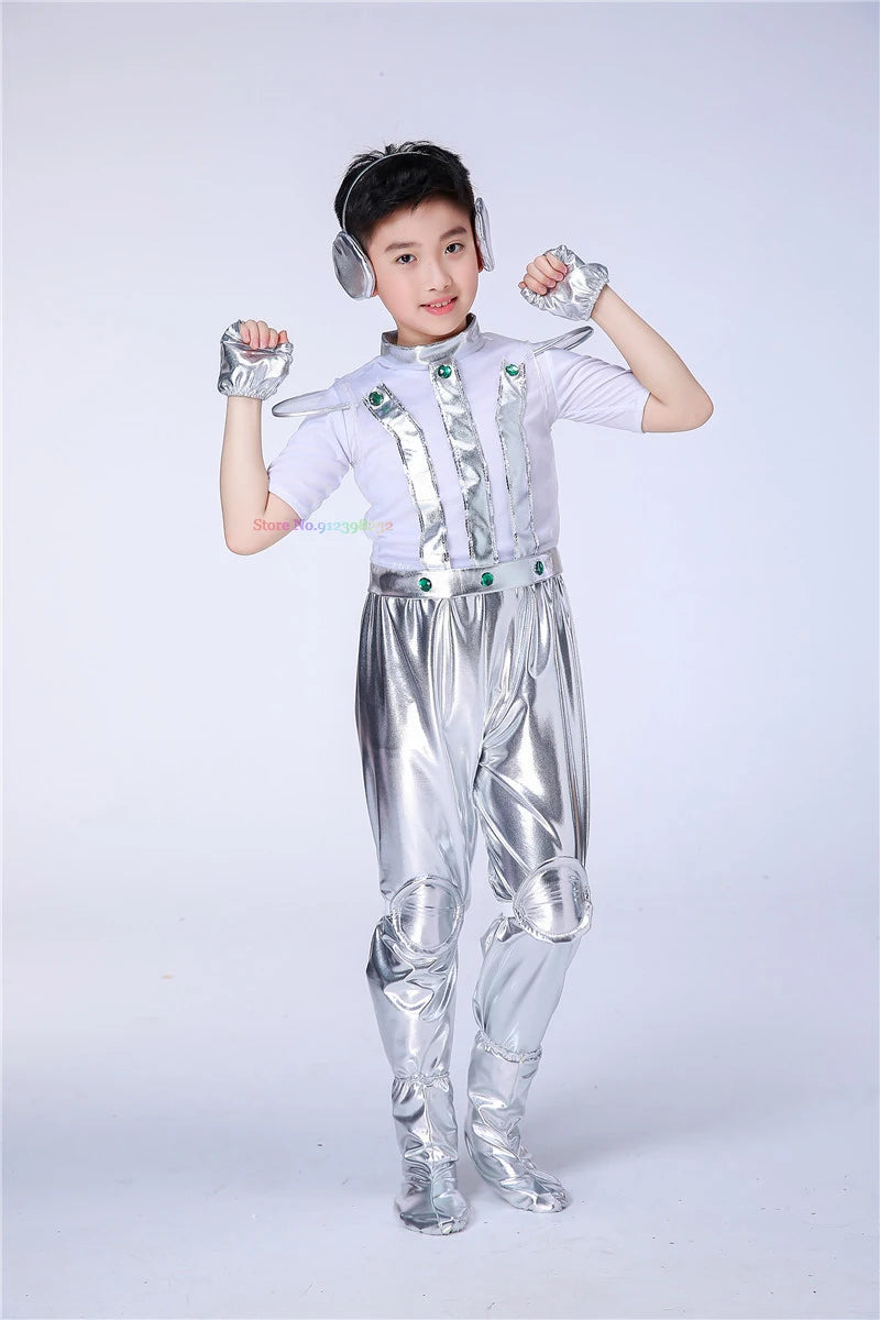 Alien Robot Spacemen Costume (Unisex)
