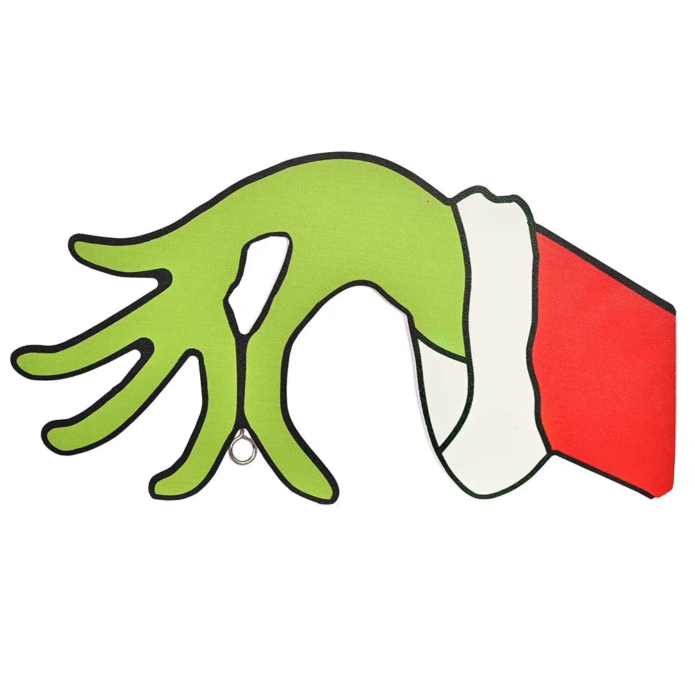 Grinch Hand Wooden Decorations