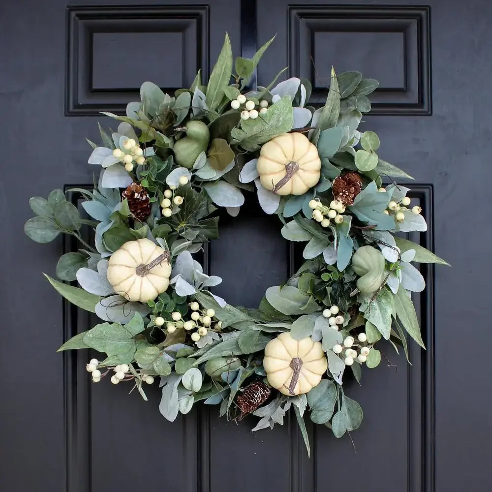 Holiday Wreaths for Christmas, Fall & Halloween