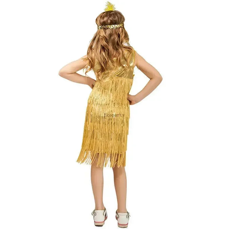 1920s Flapper Fringe Costume