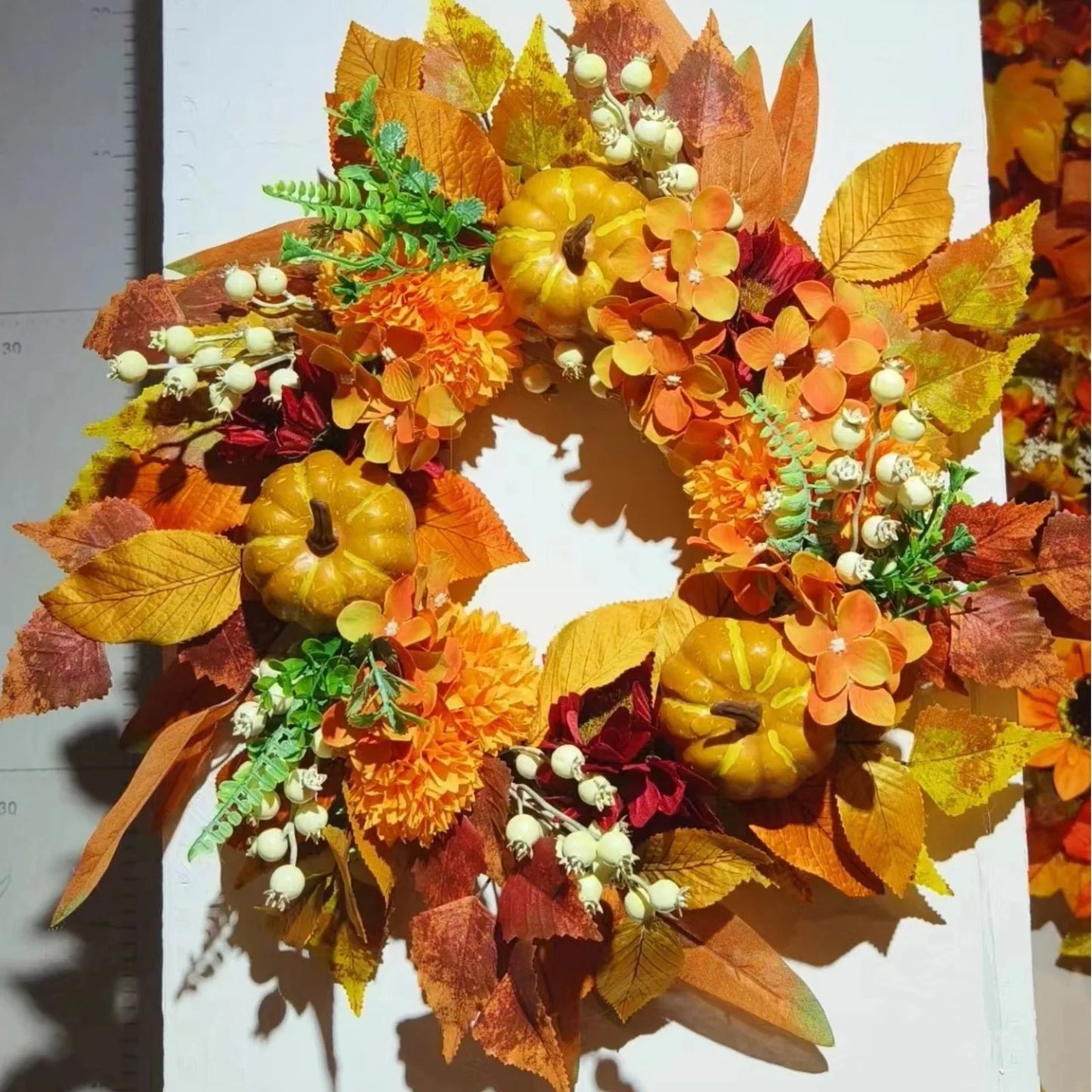 Festive Flower Wreath
