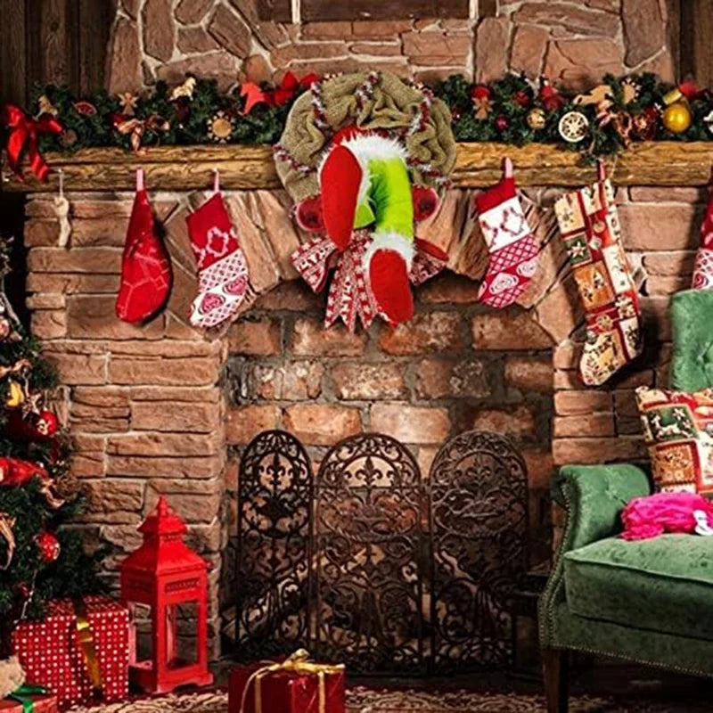Grinch Burlap Wreath