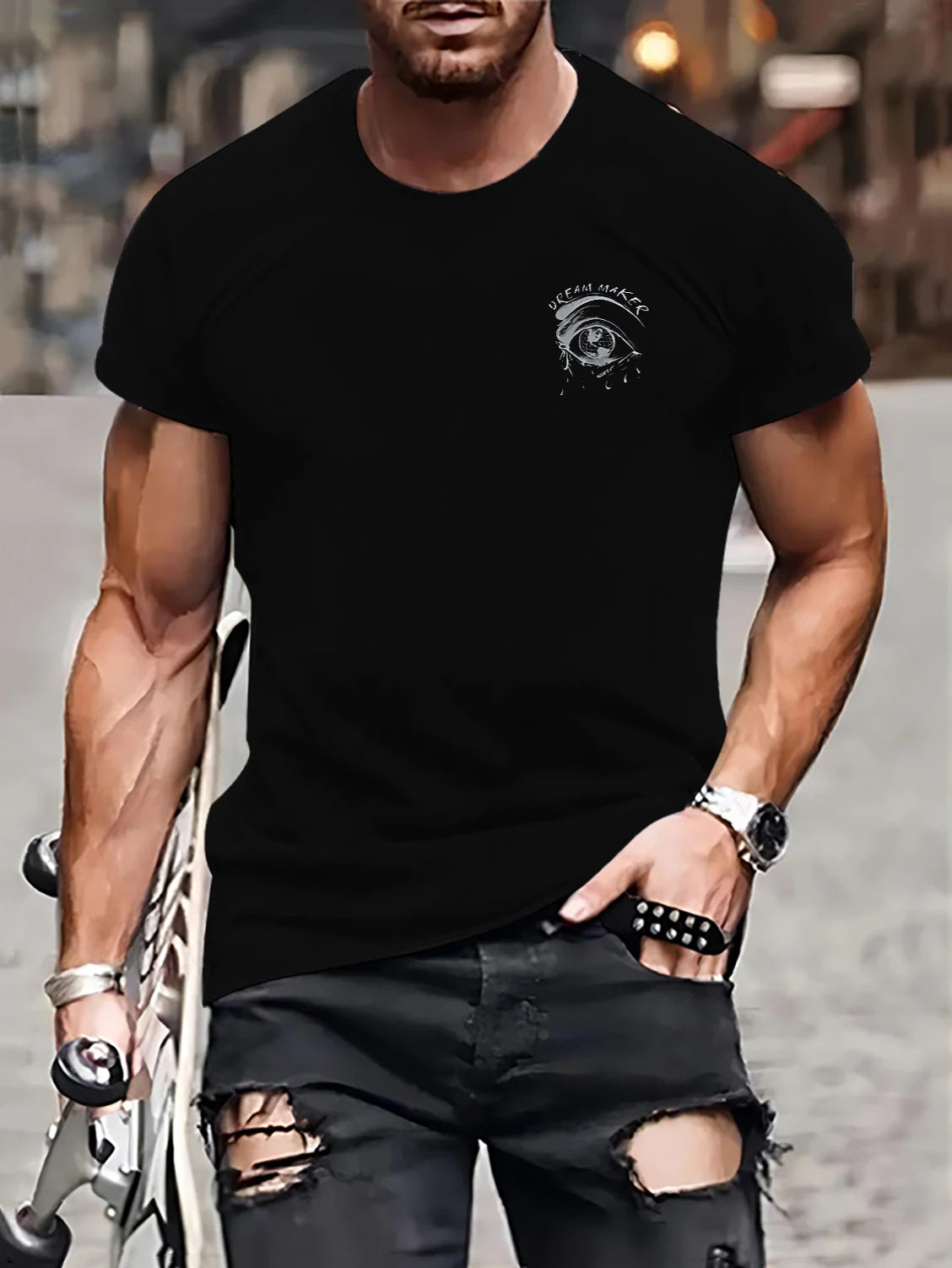 Casual Faith Split Color T-Shirt