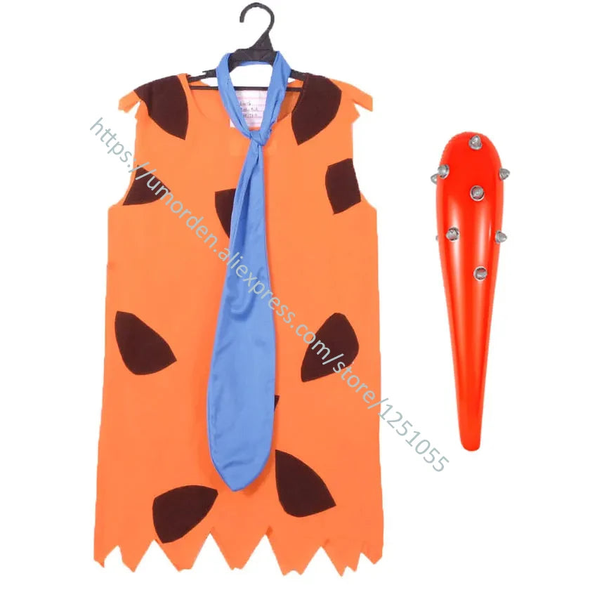 Fred Flintstone Costume (with Inflatable Club)