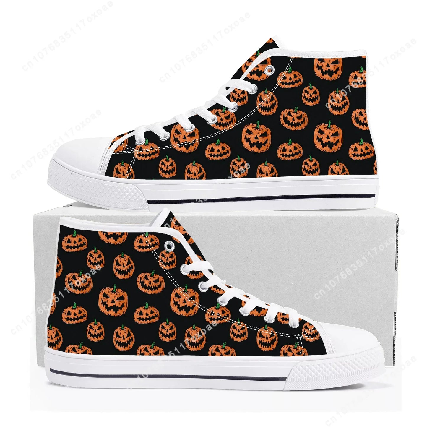 Halloween High Top Canvas Sneakers
