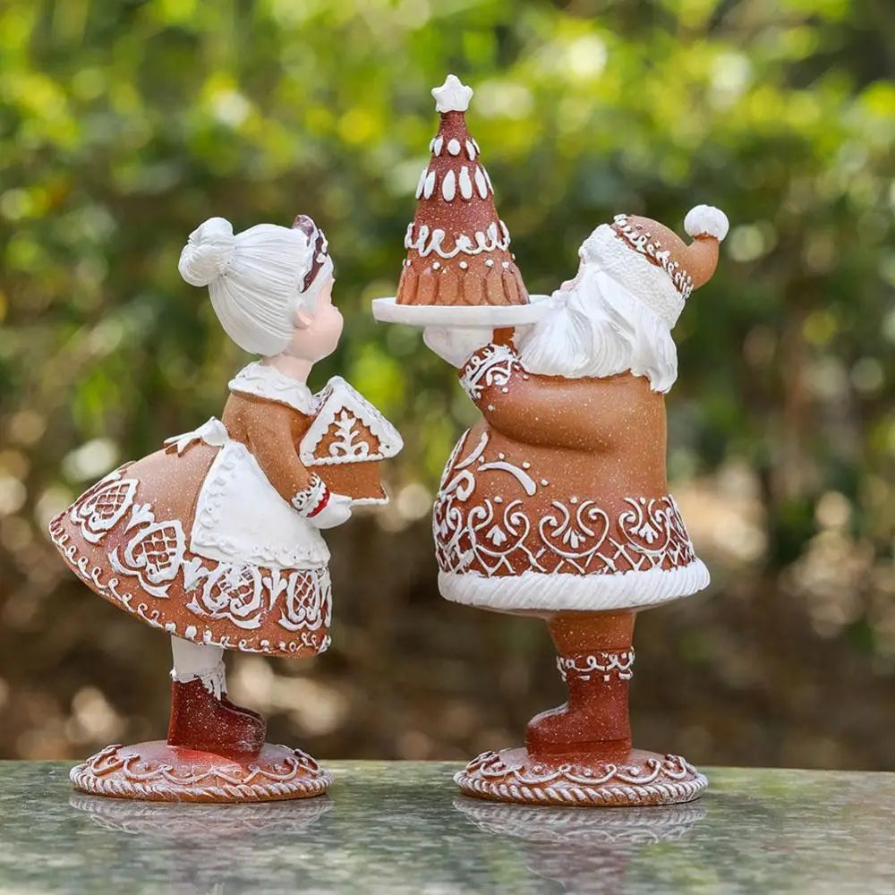 Santa Claus and Mrs. Claus Exquisite Figurine