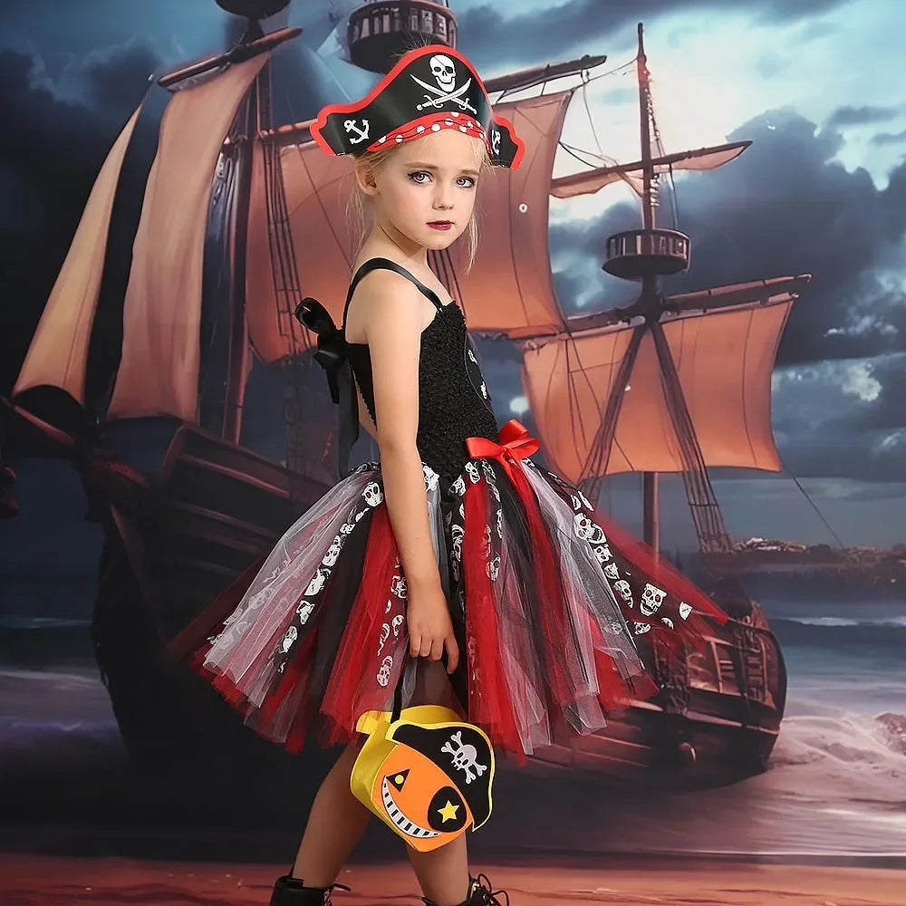 Pirate Costume for Girls (Toddler - Youth)