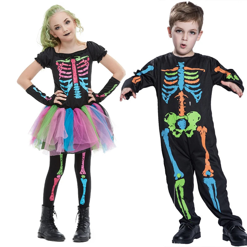 Rainbow Skeleton Costume (Unisex)